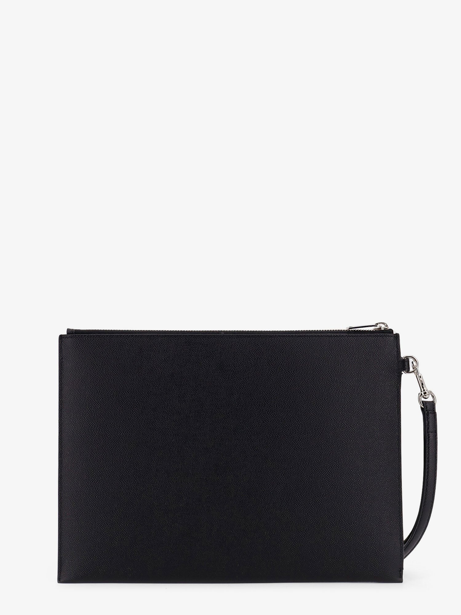 Saint Laurent Men's Leather Clutch Black