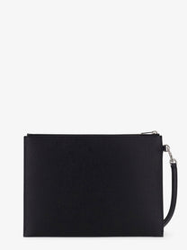 Saint Laurent Men's Leather Clutch Black