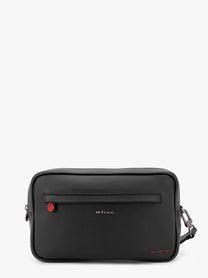 Kiton Men's Leather Clutch Black
