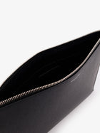 Saint Laurent Men's Leather Clutch Black, view 4