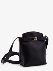 Ferragamo Women's Leather Crossbody Bag Black