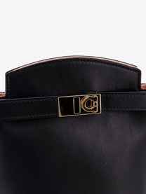 Ferragamo Women's Leather Crossbody Bag Black
