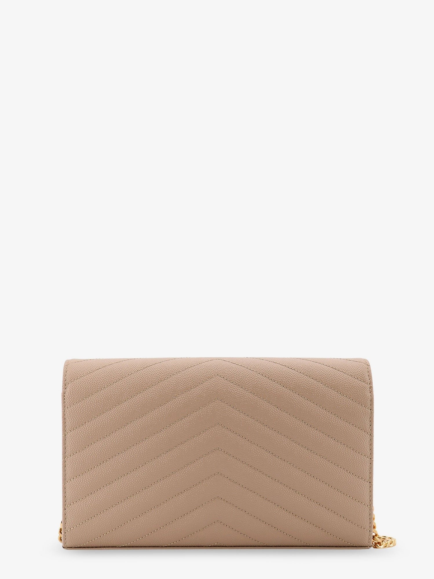 Saint Laurent Women's Leather Crossbody Bag Beige