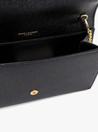 Saint Laurent Women's Leather Crossbody Bag Black, view 4