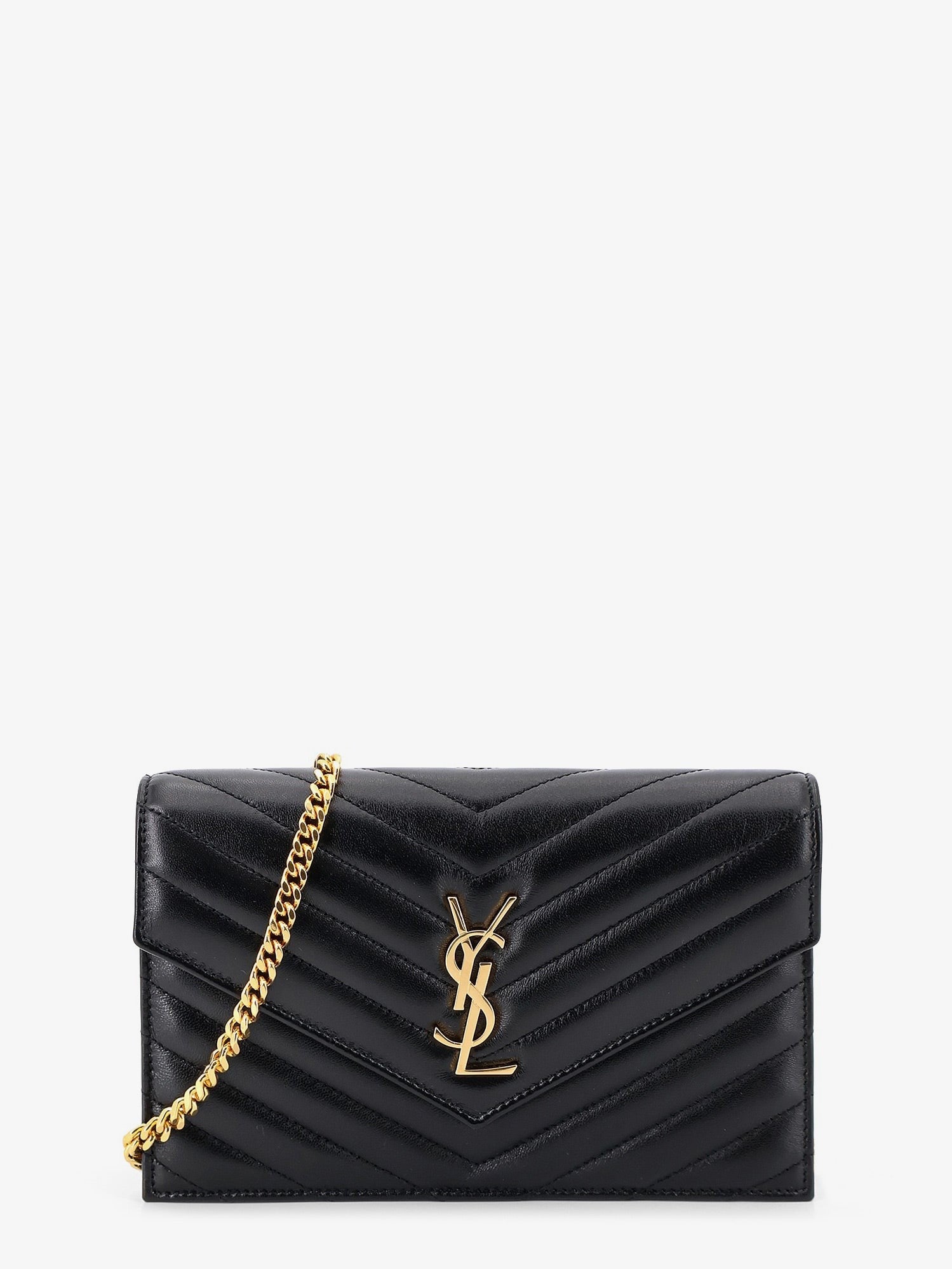 Saint Laurent Women's Leather Crossbody Bag Black