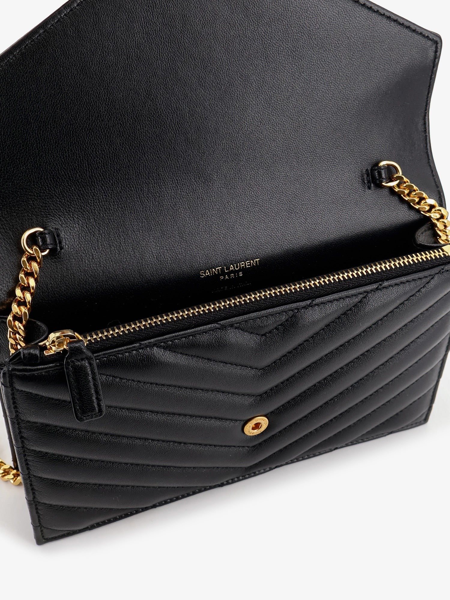 Saint Laurent Women's Leather Crossbody Bag Black