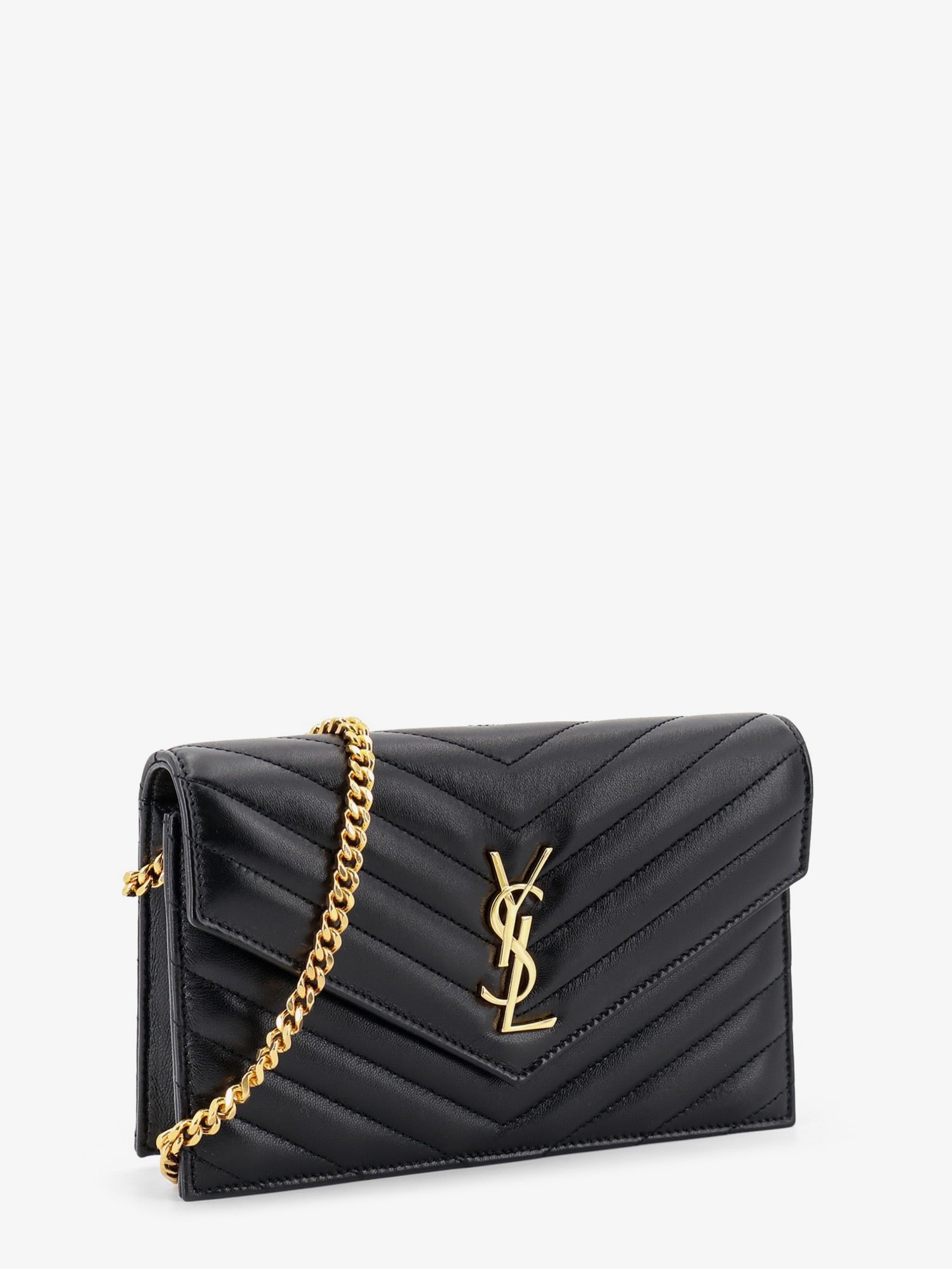Saint Laurent Women's Leather Crossbody Bag Black