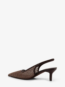 Brunello Cucinelli Women's Leather Écolleté Gold