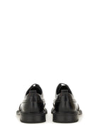 HUGO BOSS Men's Leather Derby Loafer Black, view 3