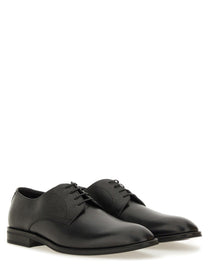 BOSS Men's Leather Derby Loafer Black, view 2