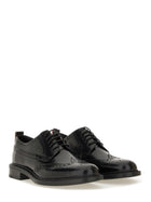 HUGO BOSS Men's Leather Derby Loafer Black, view 2