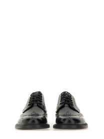 HUGO BOSS Men's Leather Derby Loafer Black, view 4