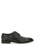 BOSS Men's Leather Derby Loafer Black