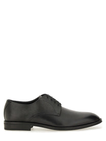 BOSS Men's Leather Derby Loafer Black