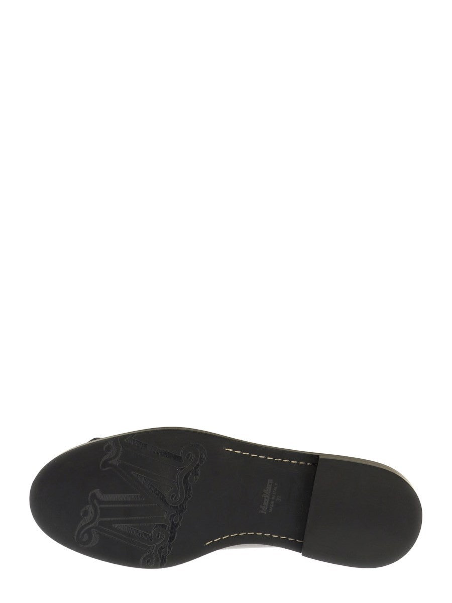 Max Mara Women's Leather Derby Black, view 5
