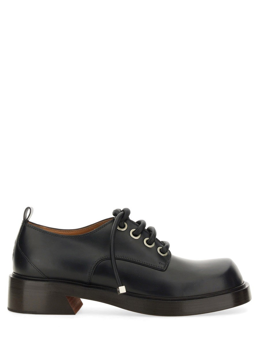 Alexander McQueen Men's Leather Derby Black Alexander McQueen