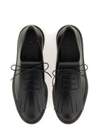 Max Mara Women's Leather Derby Black, view 6