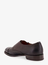 Doucal's Men's Leather Double Buckle Loafers Gold