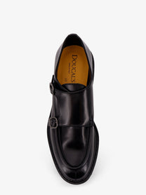 Doucal's Men's Leather Double Buckle Loafers Black