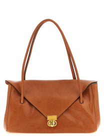 Marni Leather Shoulder Bag Brown