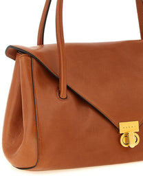 Marni Leather Shoulder Bag Brown