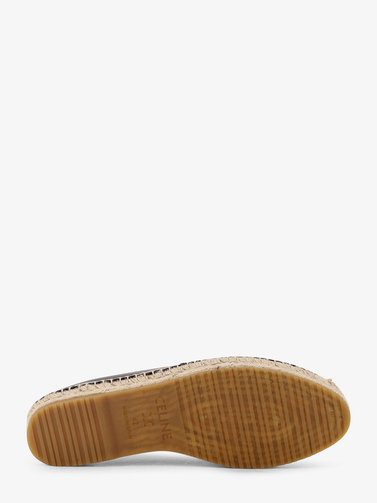 Celine Men's Leather Espadrilles Black, view 4