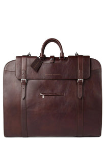 Brunello Cucinelli Leather Garment Holder Red
