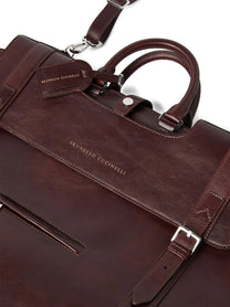 Brunello Cucinelli Leather Garment Holder Red