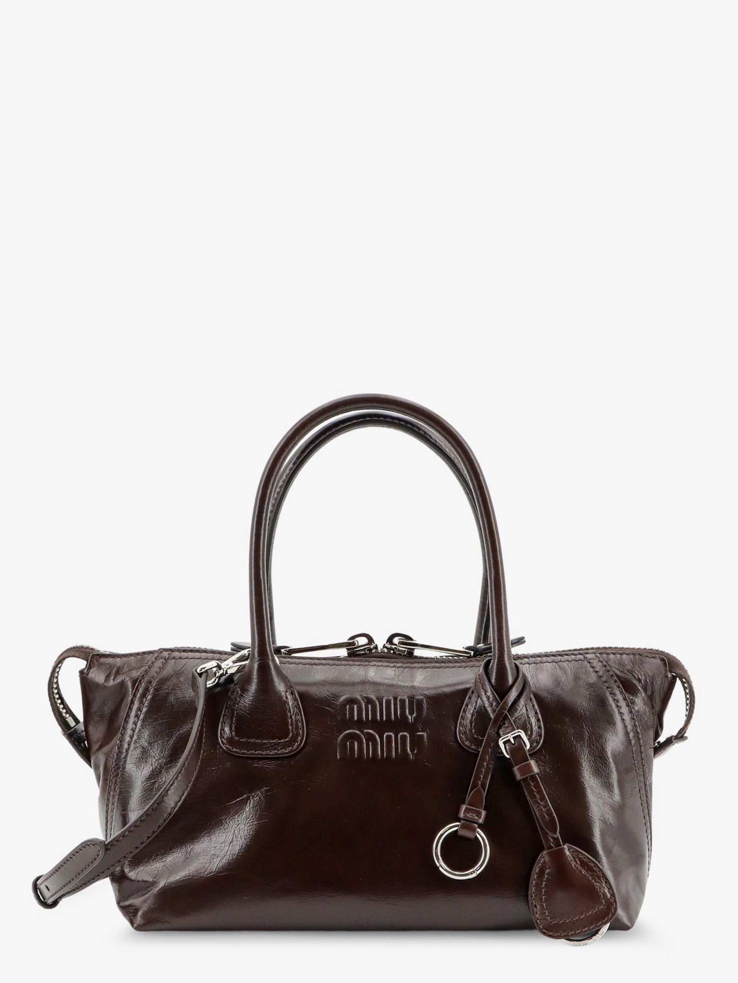 Miu Miu Women's Leather Handbag Gold