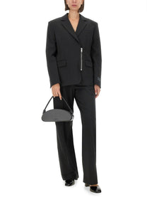 MSGM Women's Leather Handbag Black MSGM