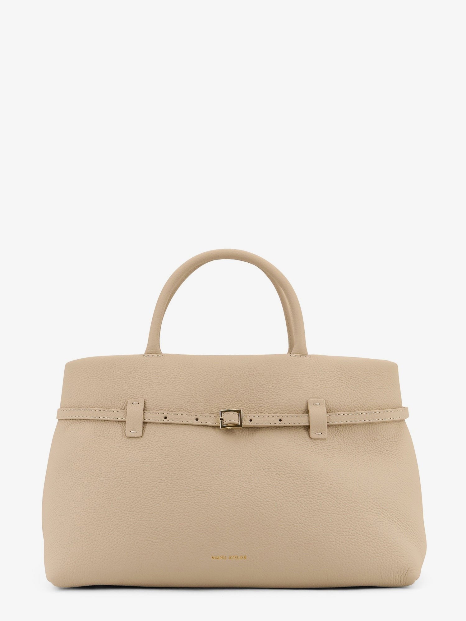 Manu Atelier Women's Leather Handbag White