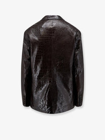 Alysi Women's Leather Jacket Brown