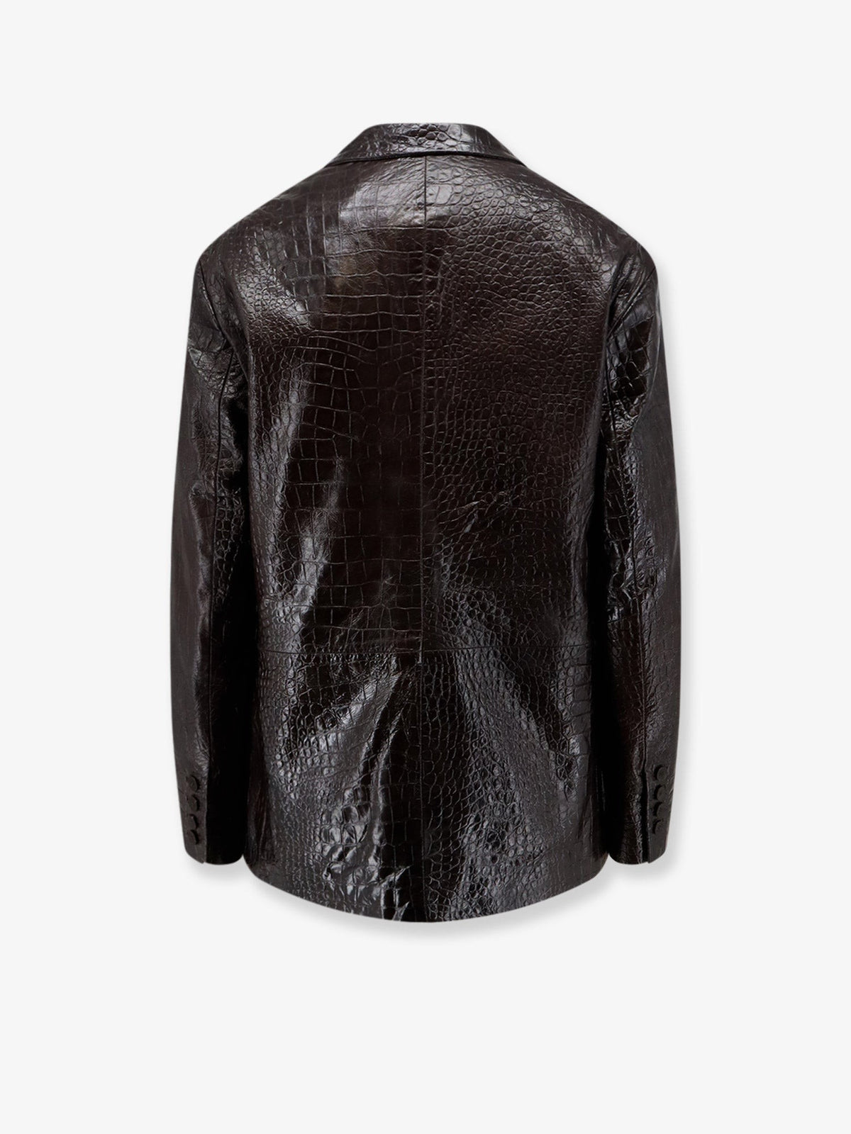 Alysi Women's Leather Jacket Brown