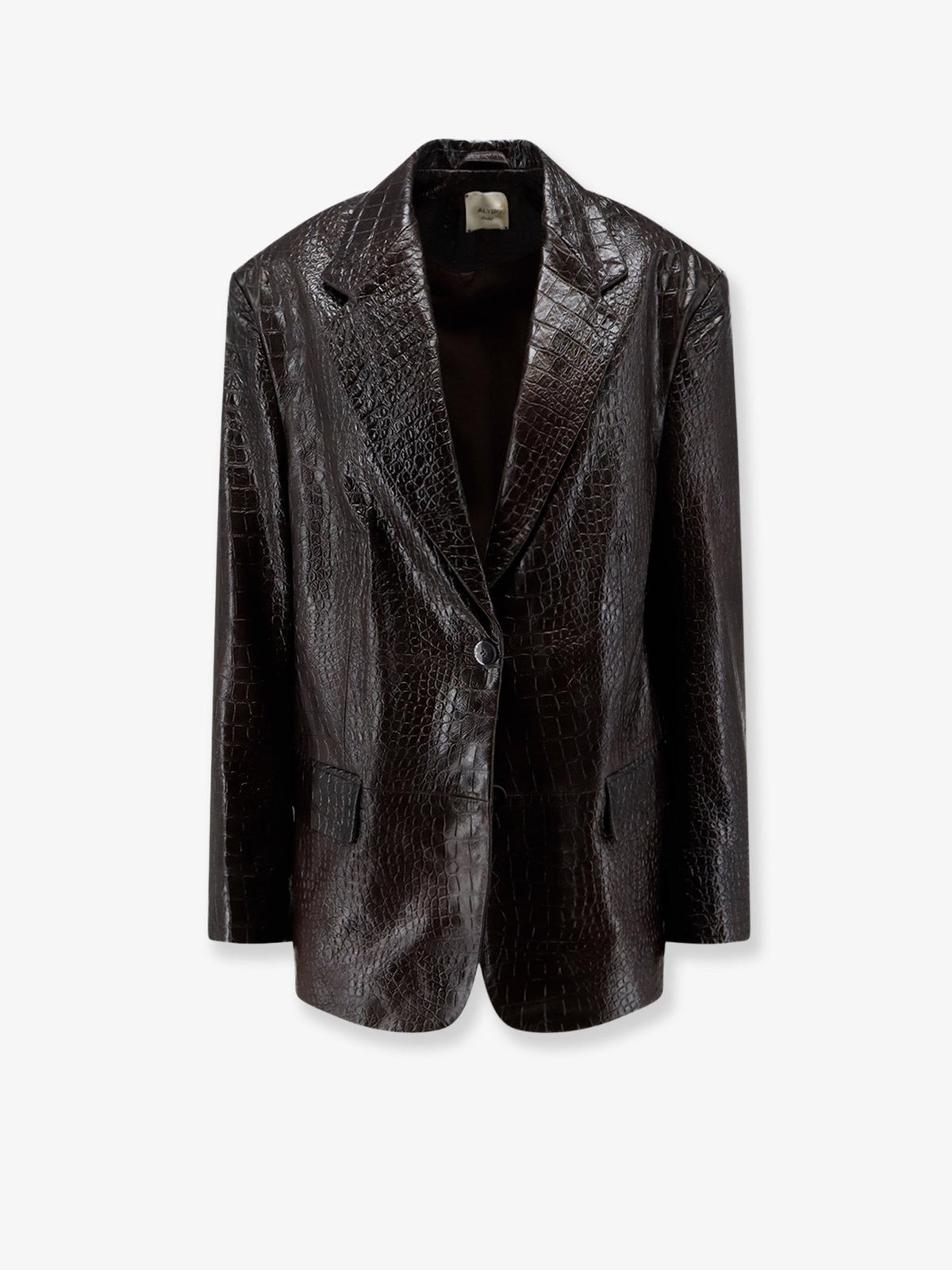 Alysi Women's Leather Jacket Brown