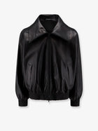 Balenciaga Men's Leather Jacket Black