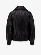Balenciaga Men's Leather Jacket Black