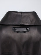 Balenciaga Men's Leather Jacket Black