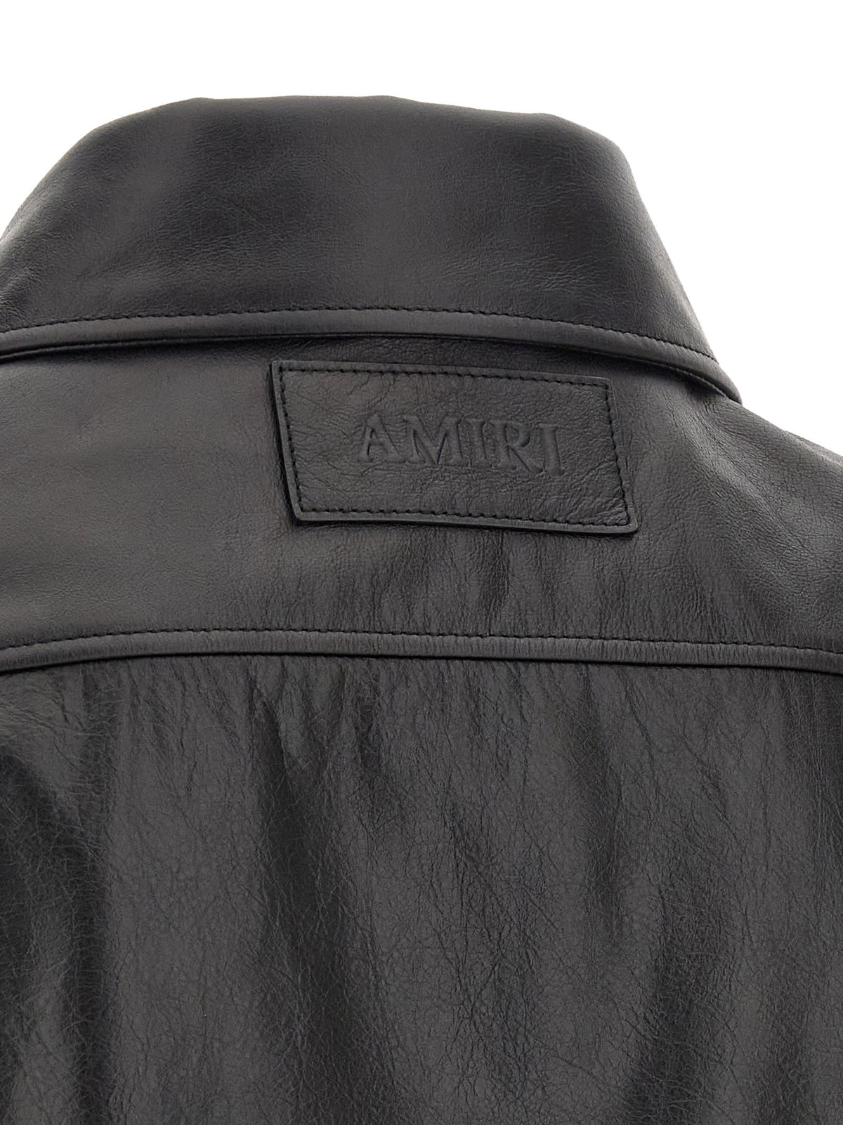 AMIRI Leather Jacket Black