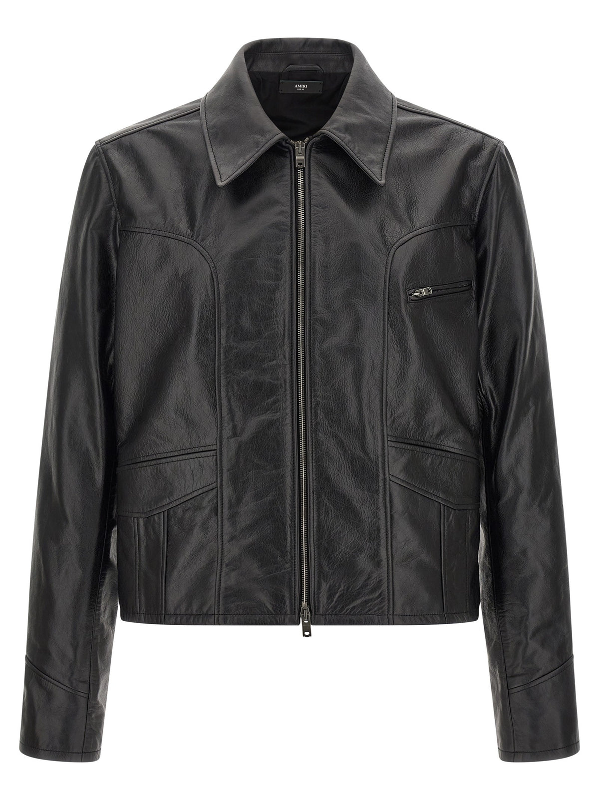 AMIRI Leather Jacket Black