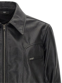AMIRI Leather Jacket Black