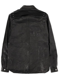 Rick Owens Men's Leather Jacket Black