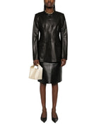 Toteme Women's Leather Jacket Black, view 2