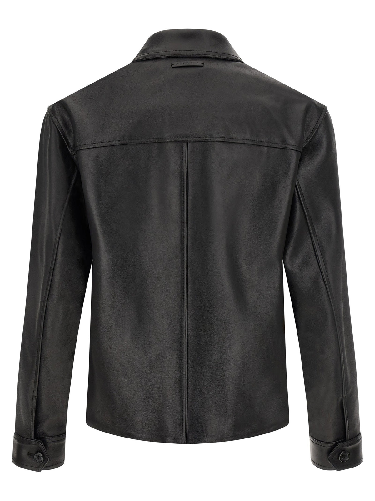 Marni Leather Jacket Gold