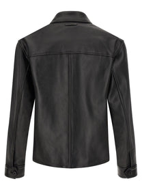 Marni Leather Jacket Gold
