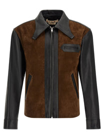 Marni Leather Jacket Gold