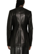 Toteme Women's Leather Jacket Black, view 4