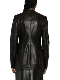 Toteme Women's Leather Jacket Black