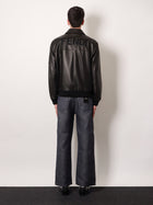 Fendi Men's Leather Jacket Black, view 5