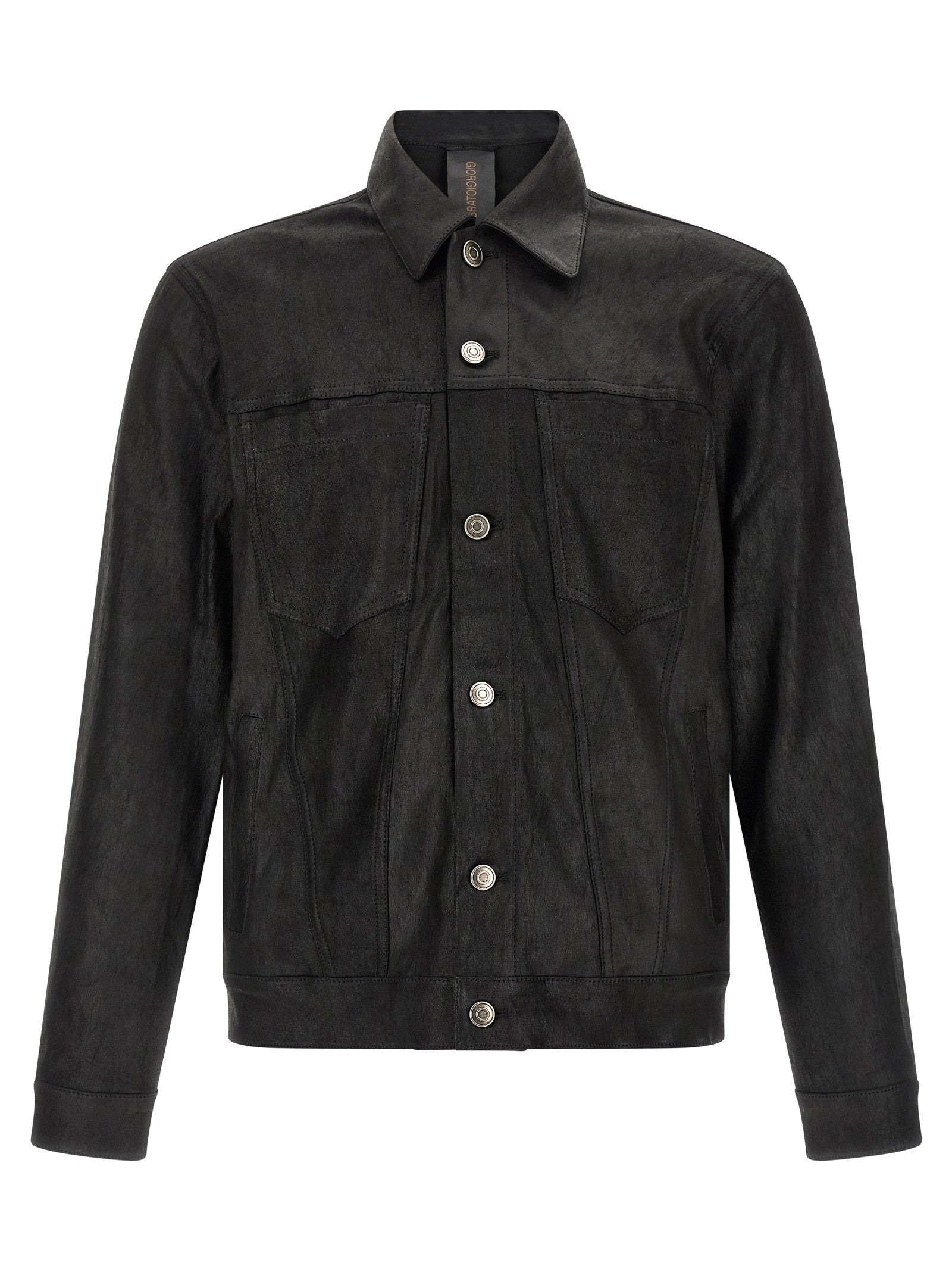 Giorgio Brato Leather Jacket Black