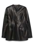 Toteme Women's Leather Jacket Black